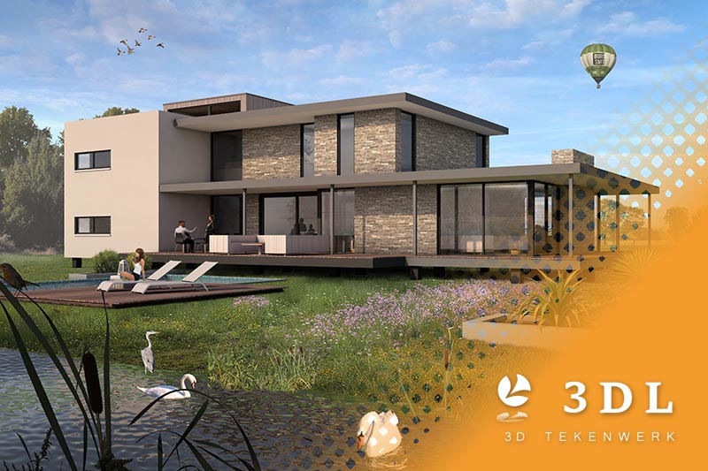 3d-impressie-villa-3dl-tekenwerk