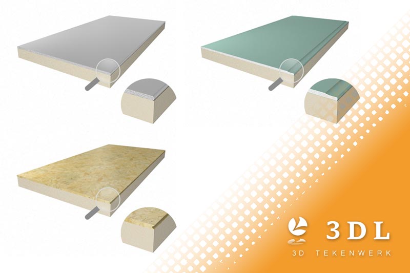 3D-product-afbeelding-isolatie-plaat