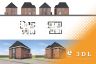 3D ontwerp woning hoge goot