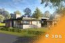 3D impressie van een bungalow