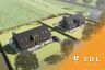 3d impressie luchtfoto